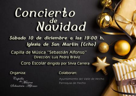 Cartel concierto Navidad