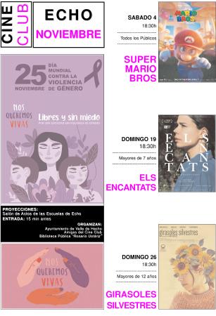 Imagen Cine Club Echo: Noviembre