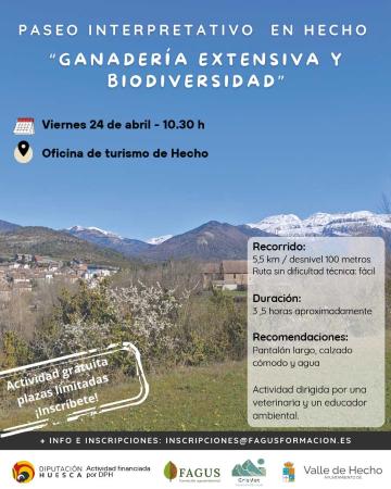 Imagen Paseo interpretativo en Hecho “Ganadería extensiva y biodiversidad”