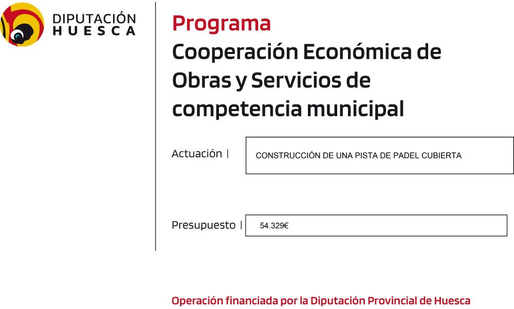 Imagen Obra realizada con financiación de subvención concedida de la DPH dentro de la convocatoria 2025 Plan de impulso provincial